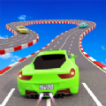 不可能的空中轨道挑战(Ramp Car Stunts Adventure Car Racing Games)