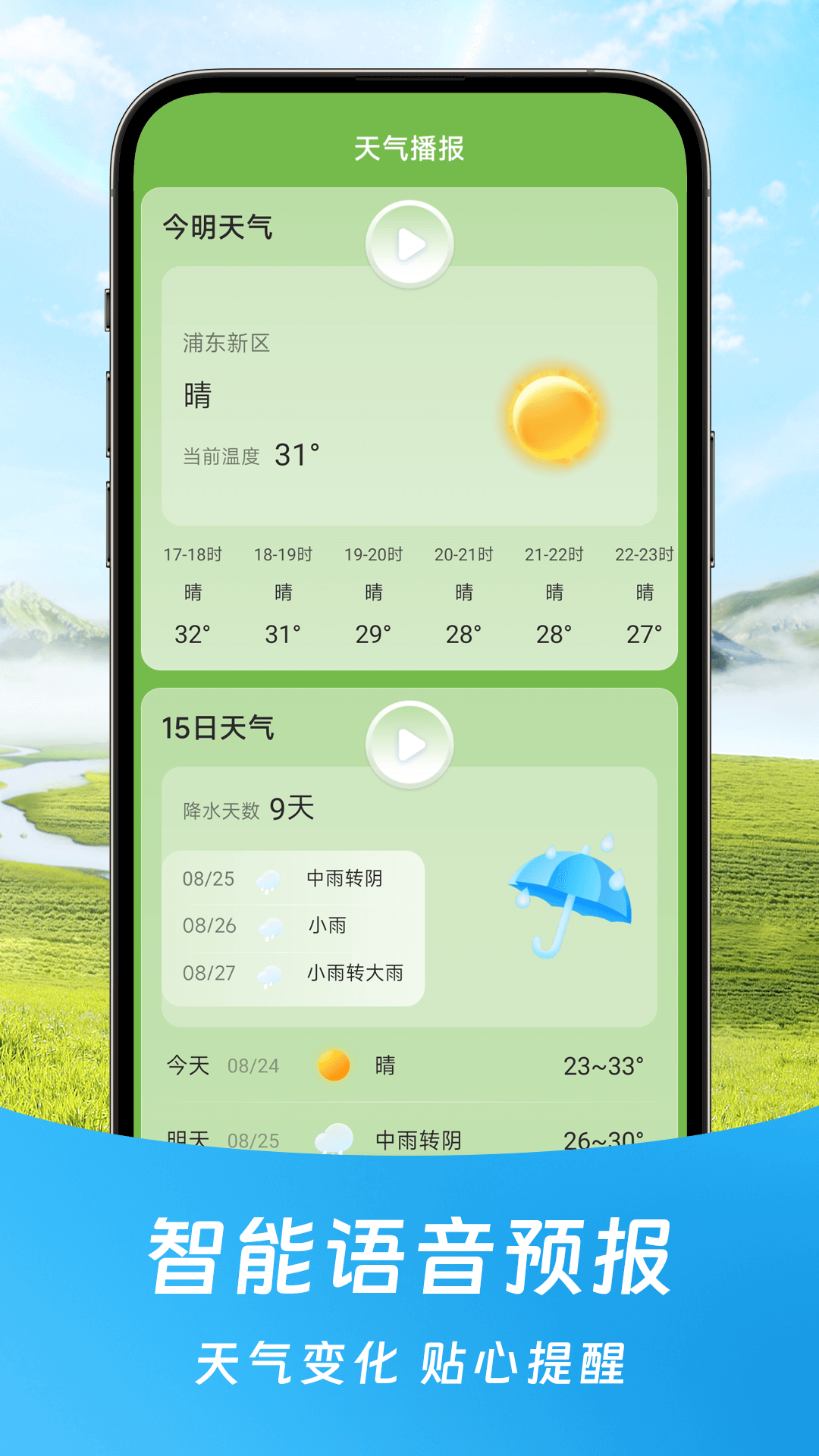 福气天气预报